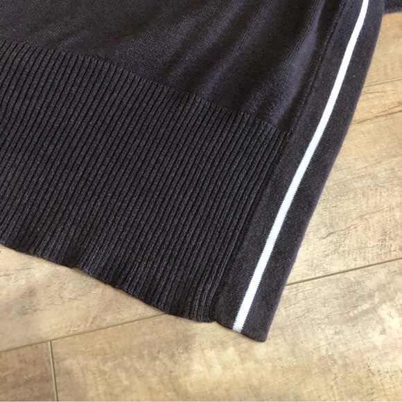 CYC open front cardigan - short in back, long flowy in front - with stripes - Picture 6 of 8